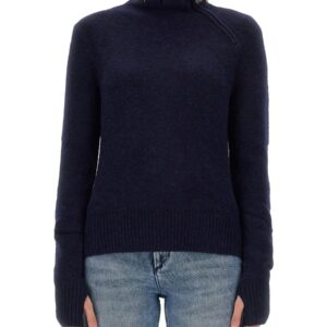 Discover the authentic MARANT ETOILE women's JERSEY "ODELLE" in Blue