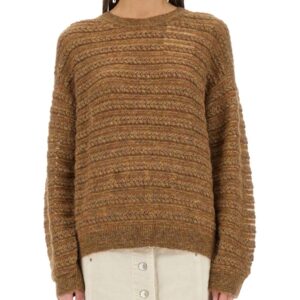 Discover the authentic MARANT ETOILE women's JERSEY "OLETTA" in beige