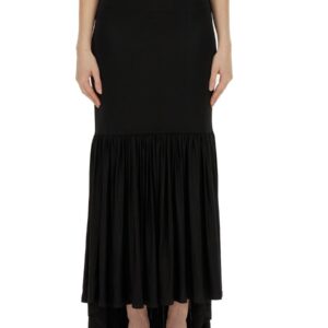 Refresh your wardrobe with the NINA RICCI women's JERSEY SKIRT in Black