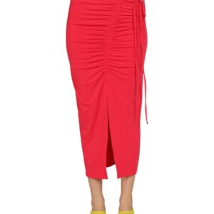 Discover the authentic SELF-PORTRAIT women's JERSEY SKIRT in Fuchsia