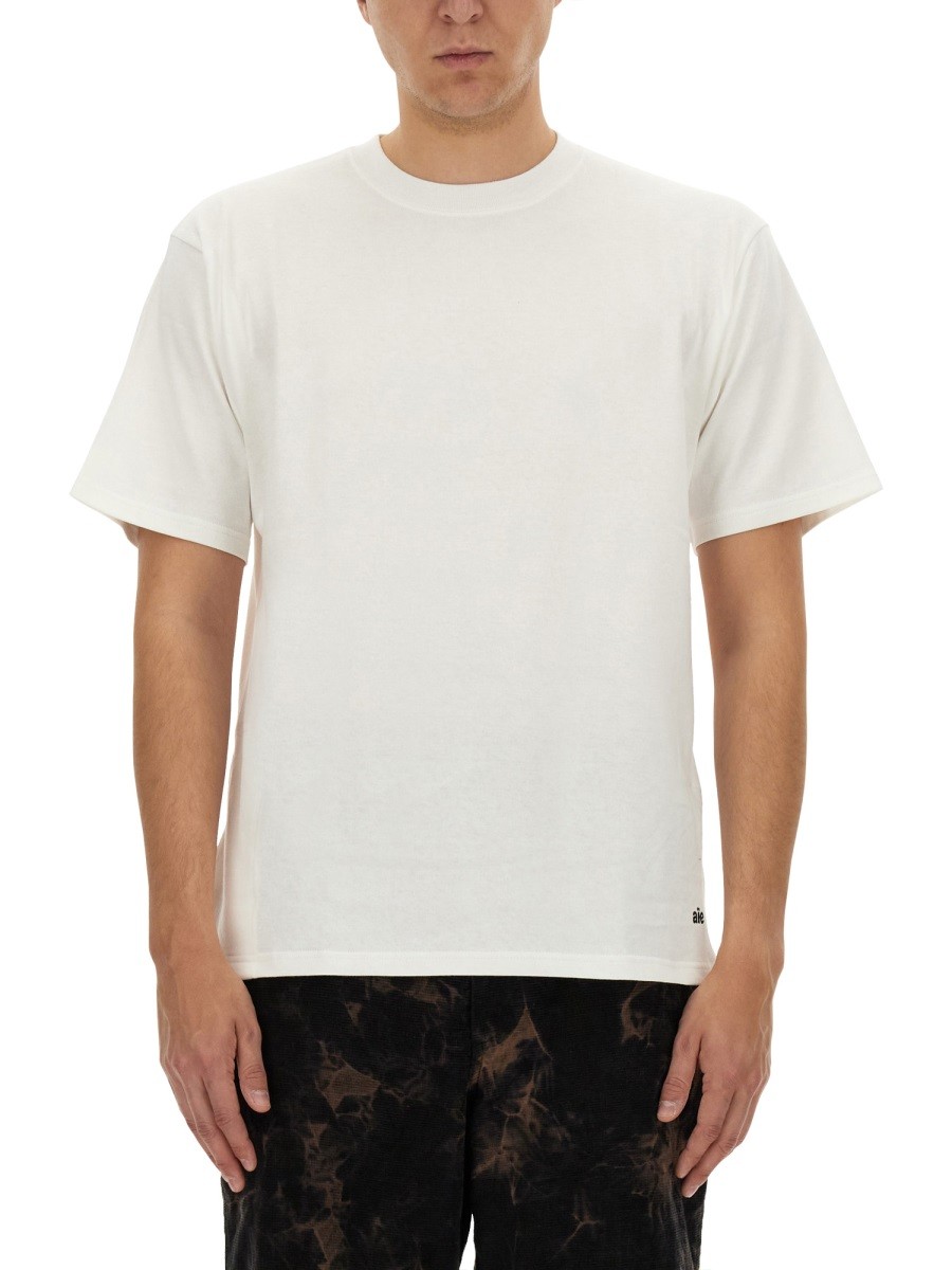 Discover the authentic AïE men's JERSEY T-SHIRT in White