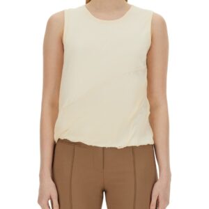 Refresh your wardrobe with the Helmut Lang women's JERSEY TANK TOP in POWDER