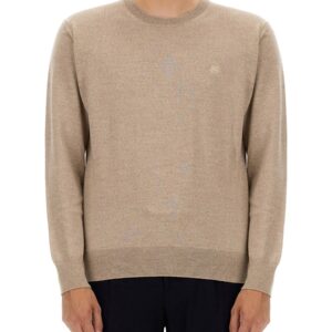 Discover the authentic Etro men's JERSEY WITH LOGO in beige