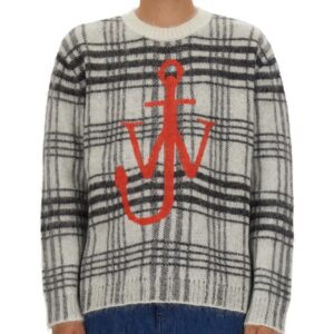 Refresh your wardrobe with the jw anderson men's JERSEY WITH LOGO in MULTICOLOUR