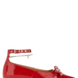 Discover the authentic GANNI women's JEWEL BALLERINA in Red