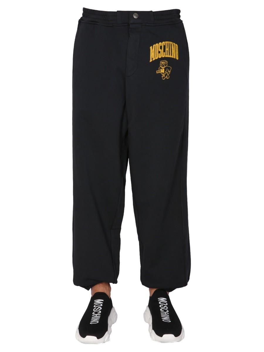 Discover the authentic Moschino men's JOGGING PANTS in Black