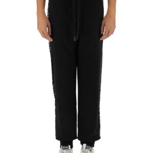 Explore the authentic Versace Jeans Couture men's JOGGING PANTS WITH LOGO in Black
