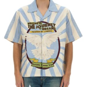 Explore the authentic 3.PARADIS men's "JOURNEY OF DREAMS" SHIRT in Blue