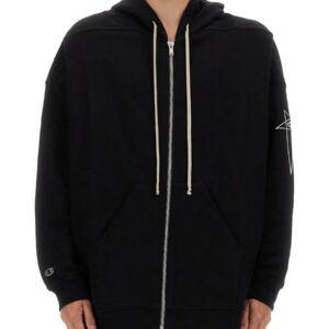 Explore the authentic CHAMPION X RICK OWENS men's JUMBO JASON'S HOODIE in Black