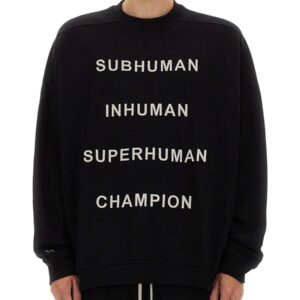 Explore the authentic CHAMPION X RICK OWENS men's JUMBO SWEATSHIRT in Black