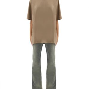 Explore the authentic RICK OWENS DRKSHDW women's "JUMBO" T-SHIRT in beige