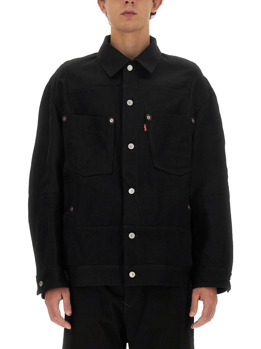 Explore the authentic JUNYA WATANABE MAN men's JUNYA WATANABE X LEVI'S JACKET in Black