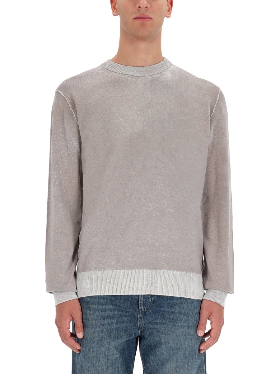 Discover the authentic Diesel men's "K-LARENCE-B" JERSEY in Grey
