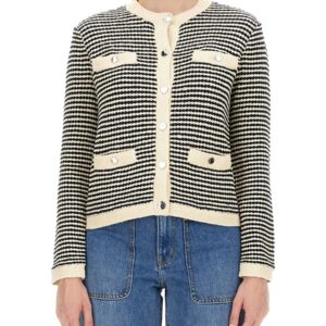 Discover the authentic Tory Burch women's KENDRA CARDIGAN in Blue