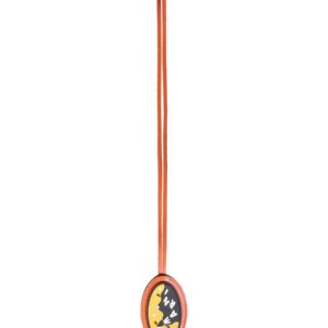 Discover the authentic Marni men's KEY RING WITH LOGO PATCH in orange