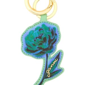 Discover the authentic GANNI women's KEYCHAIN "FLOWER" in GREEN