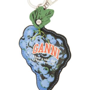 Discover the authentic GANNI women's KEYCHAIN "GRAPE" in Blue