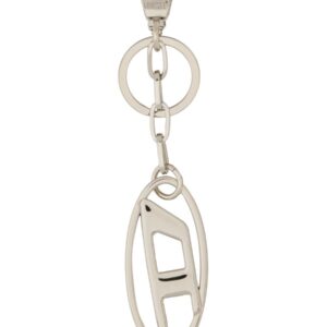 Elevate your look with the Diesel women's KEYCHAIN WITH LOGO in gold