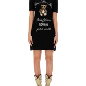 Discover the authentic Moschino women's KNIT DRESS in Black