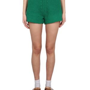 Discover the authentic ALANUI women's KNIT SHORTS in GREEN