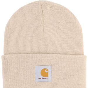 Refresh your wardrobe with the Carhartt Wip men's KNITTED HAT "WATCH" in beige