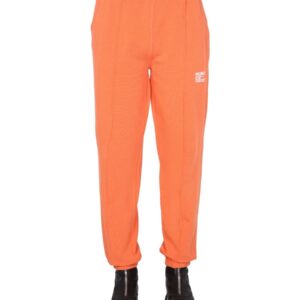 Explore the authentic Helmut Lang men's KNITTED JOGGING PANTS in orange