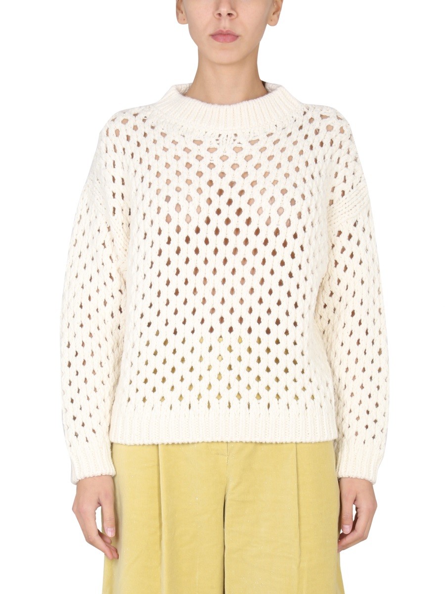 Discover the authentic ALYSI women's KNITTED SHIRT in beige