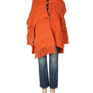 Discover the authentic stella mccartney women's KNITTED TEXTURED COAT in Bordeaux