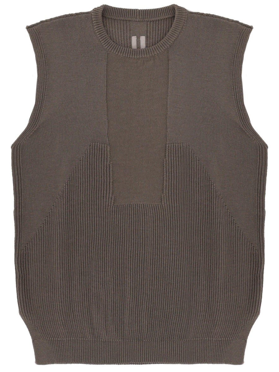 Discover the authentic RICK OWENS men's KNITTED TOPS. in Brown
