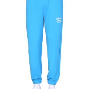 Refresh your wardrobe with the Helmut Lang men's "KNOT" JOGGING PANTS in Azure