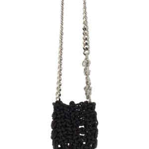 Discover the authentic KARA women's KNOT SHOULDER BAG in Black