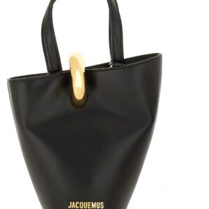Refresh your wardrobe with the JACQUEMUS women's "LA PETITE POUPEE" BAG in Black