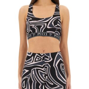 Refresh your wardrobe with the PUCCI women's LABYRINTH PRINT TOP in MULTICOLOUR