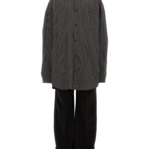 Discover the authentic Balenciaga men's LARGE FIT OUTERWEAR SHIRT in MULTICOLOUR