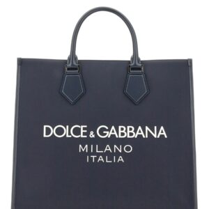 Discover the authentic Dolce & Gabbana men's LARGE SHOPPING BAG in Blue