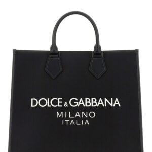 Discover the authentic Dolce & Gabbana men's LARGE SHOPPING BAG in Black