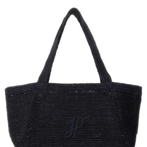 Refresh your wardrobe with the PATOU women's LARGE TRAPEZE TOTE BAG in Blue