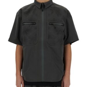 Explore the authentic ALPHA INDUSTRIES men's LASER CUT SHORT SLEEVE SHIRT in Grey