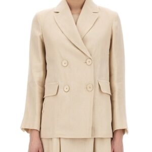 Refresh your wardrobe with the S MAX MARA women's "LAURA" JACKET in beige