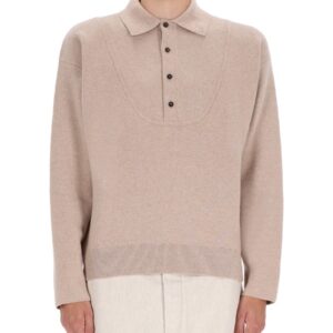 Refresh your wardrobe with the JACQUEMUS men's "LE PALLONE" JERSEY in beige