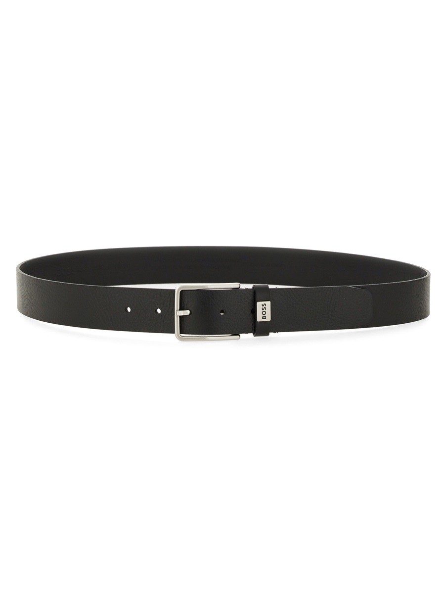 Discover the authentic Boss men's CINTURA "ELIO" IN PELLE in Black