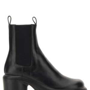 Discover the authentic JIL SANDER women's LEATHER BOOT in Black