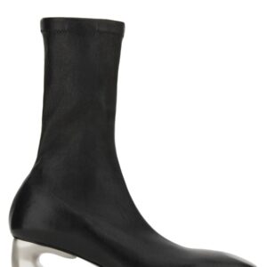 Discover the authentic JIL SANDER women's LEATHER BOOT in Black