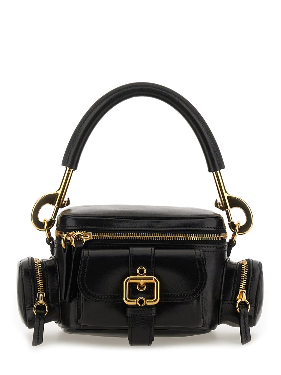 Refresh your wardrobe with the CHLOÉ women's LEATHER CAMERA BAG in Black