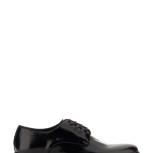 Refresh your wardrobe with the Dolce & Gabbana men's LEATHER DERBY. in Black