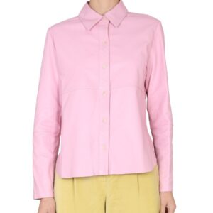 Discover the authentic ALYSI women's LEATHER JACKET in Pink
