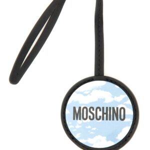 Refresh your wardrobe with the Moschino women's LEATHER KEYCHAIN in MULTICOLOUR