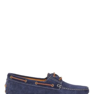 Discover the authentic TOD'S men's LEATHER LOAFER in Blue