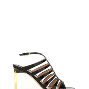 Discover the authentic TOM FORD women's LEATHER SANDAL in Black