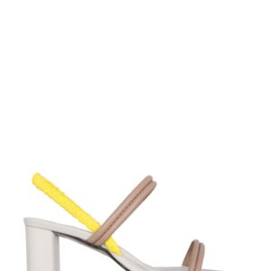Discover the authentic ALYSI women's LEATHER SANDALS in beige